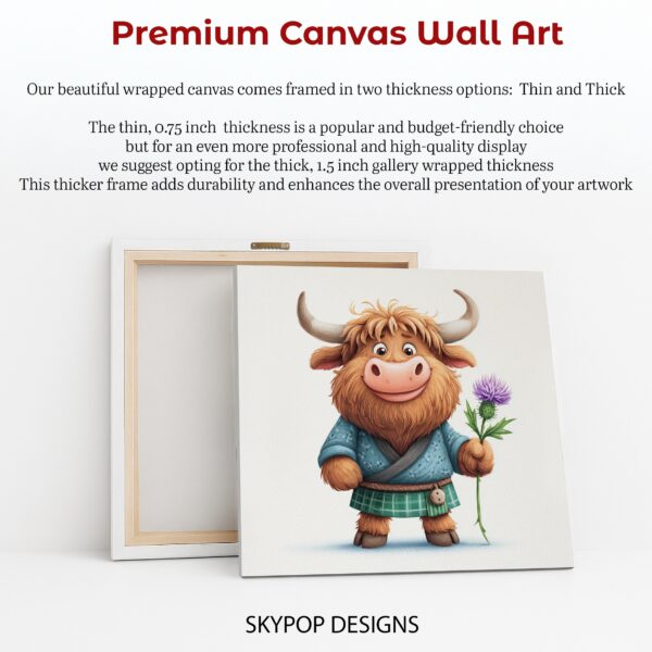 Highland Cow Art