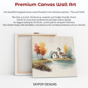 Autumn Church Art