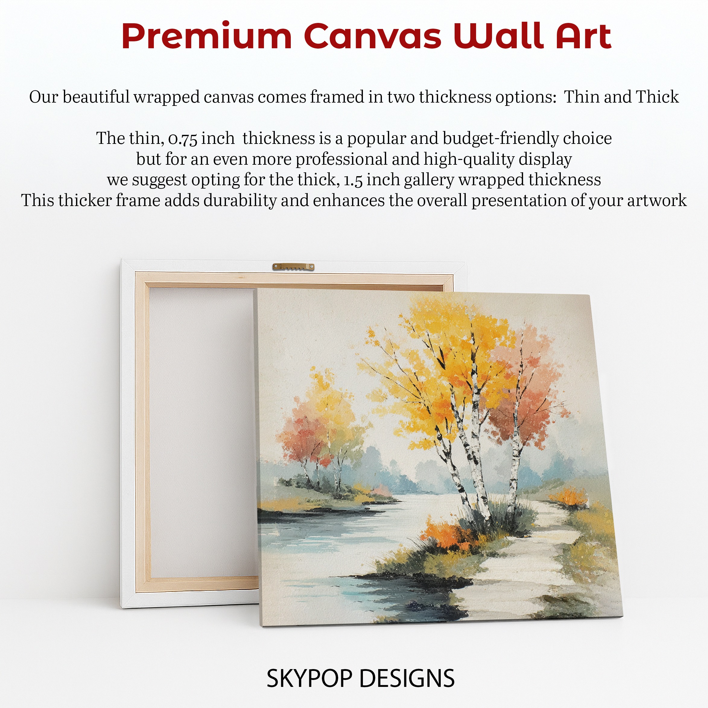 6.jpg Autumn Birch Trees Art