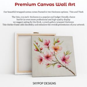 Cherry Blossom Branch Art