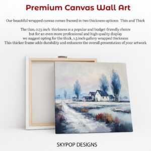Winter Farmhouse Art