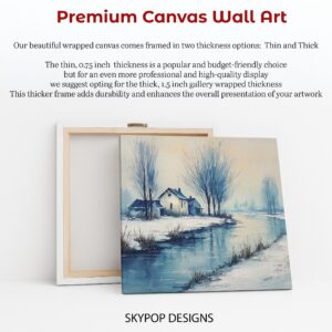 Winter Cottage Art