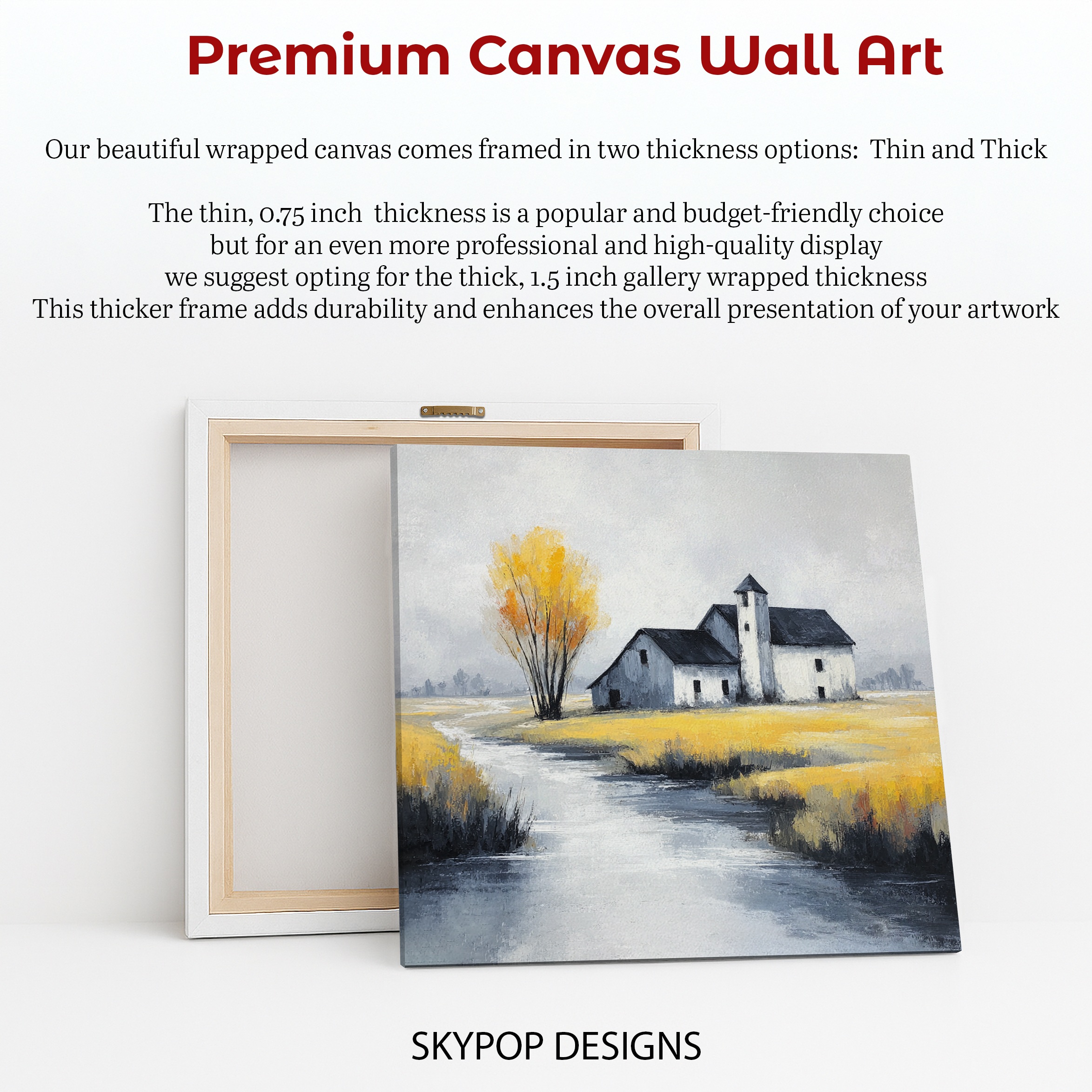 6.jpg Autumn Farmhouse Stream Art