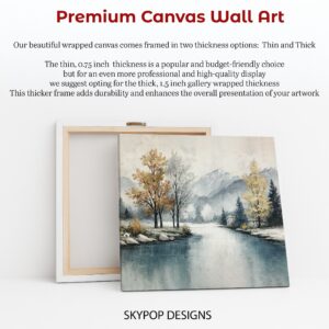 Tranquil Mountain Lake Art