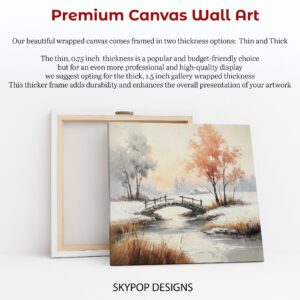 Winter Bridge Art