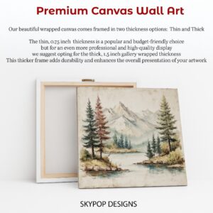 Mountain Lake Serenity Art