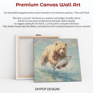Bear Fishing Art
