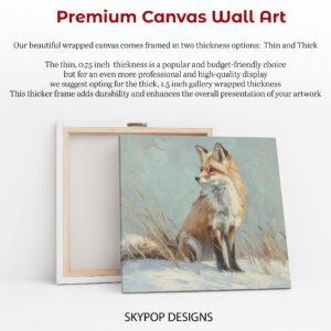 Fox Winter Art