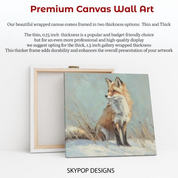 Fox Winter Art