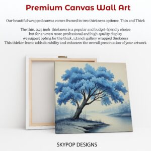 Blue Tree Art