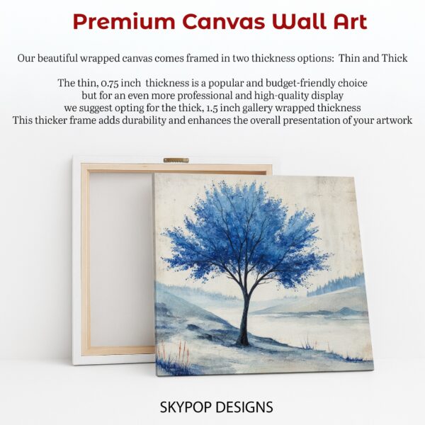 Blue Tree Art