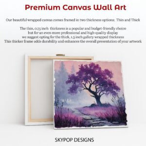 Purple Tree Art