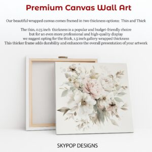 Soft Blush Floral Art