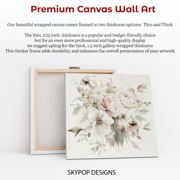 Soft Blush Floral Art