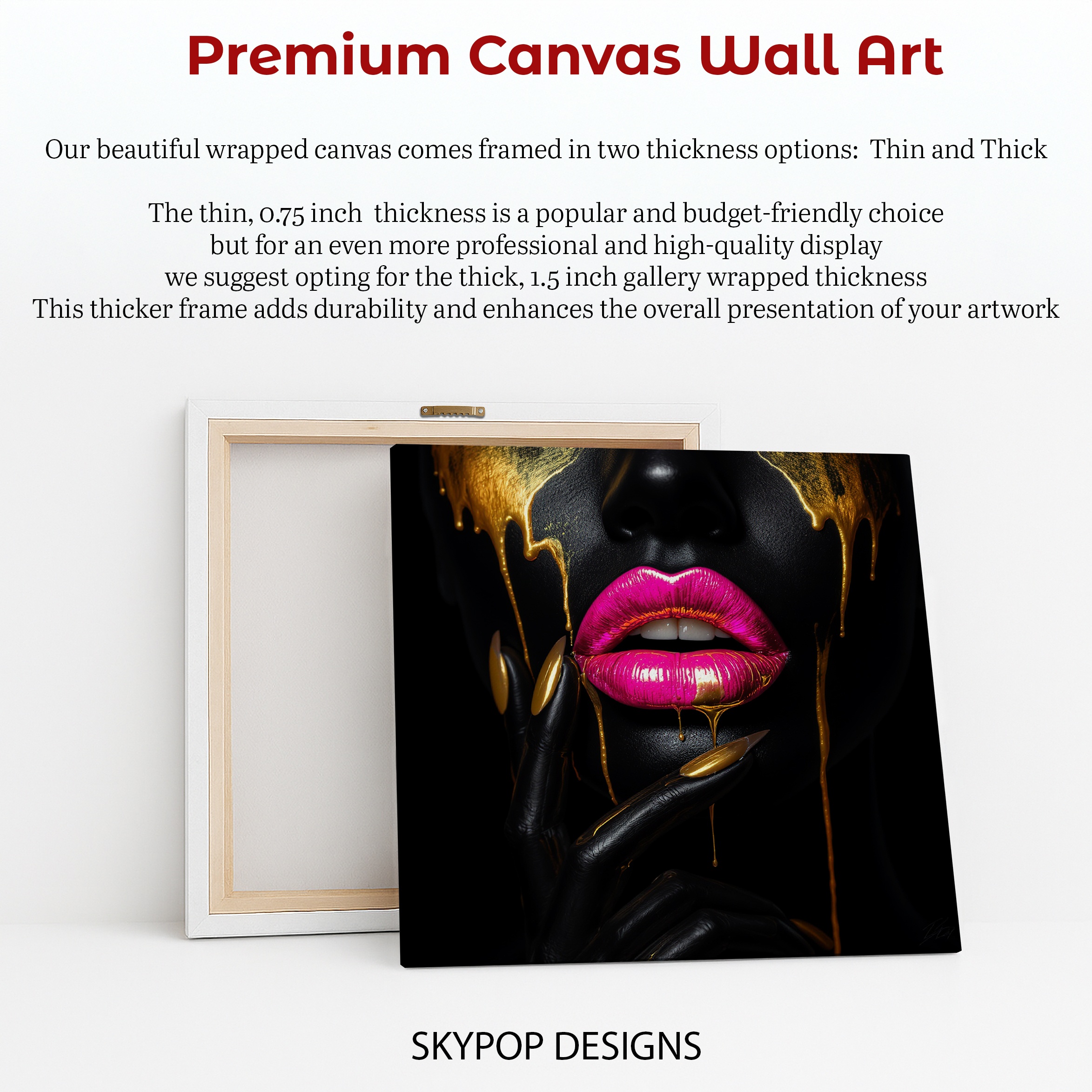 6.jpg Golden Drip Lips Art