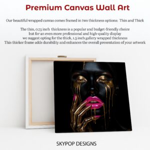 Golden Tears Beauty Art