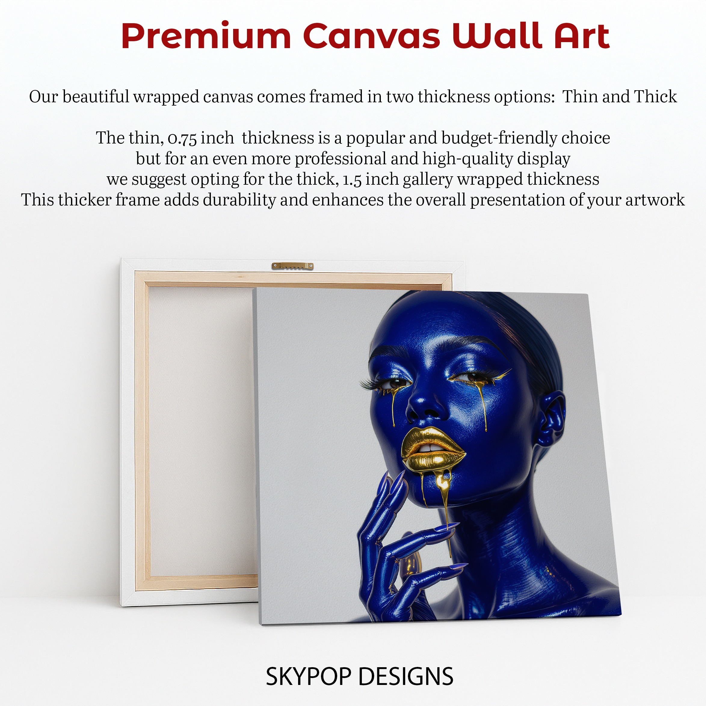 6.jpg Blue Gold Drip Art