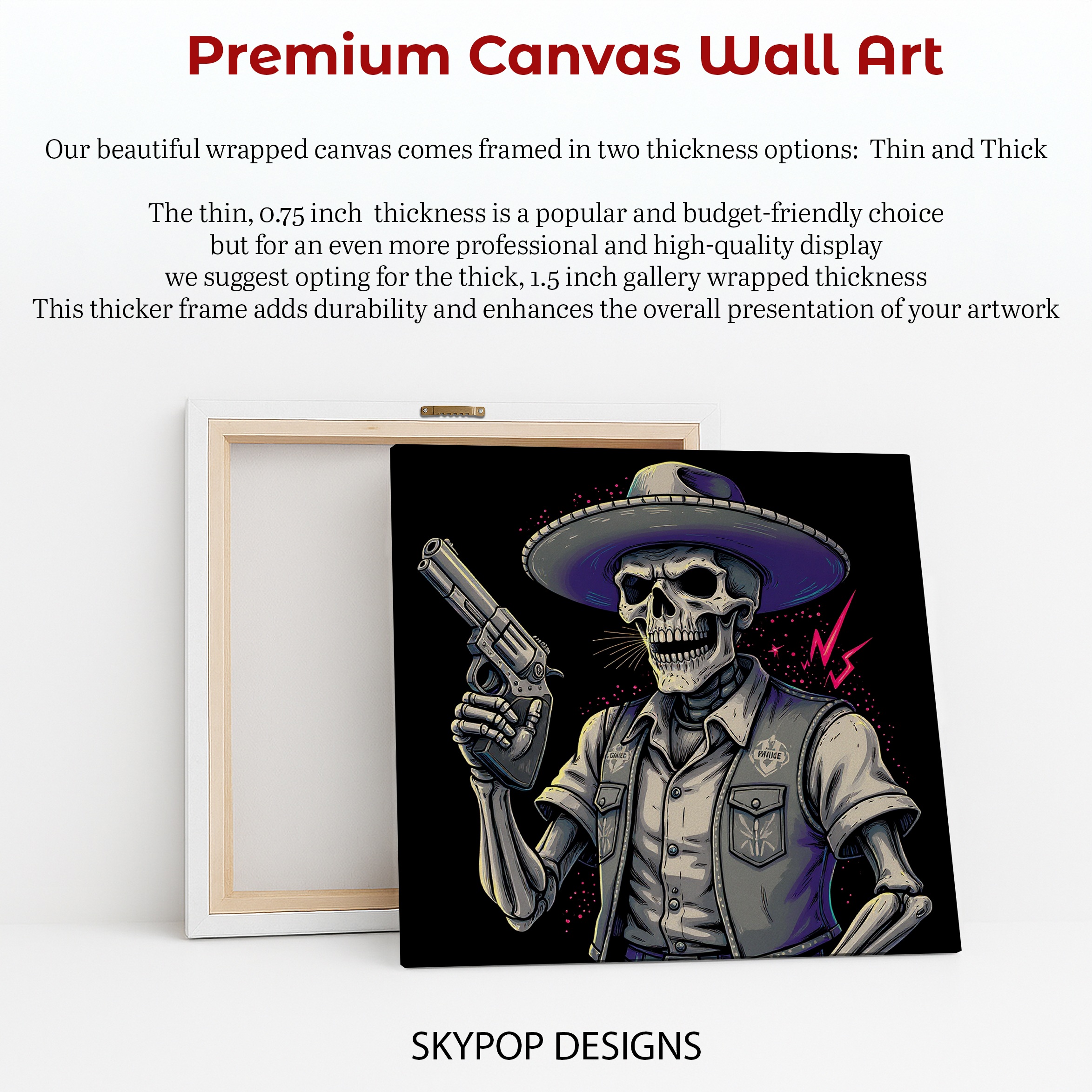 6.jpg Gunslinger Skull Art