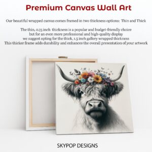 Highland Cow Art