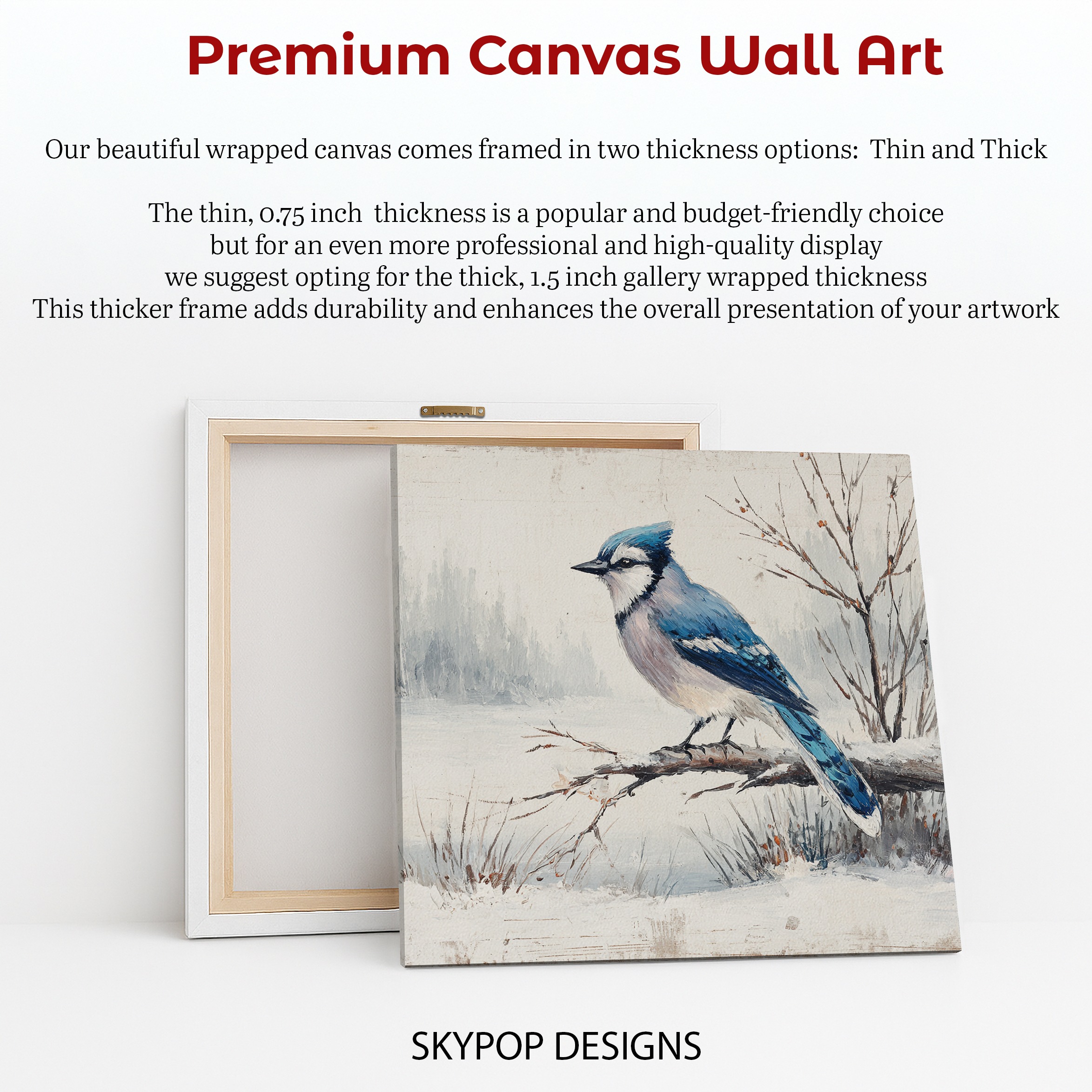 6.jpg Blue Jay Winter Art