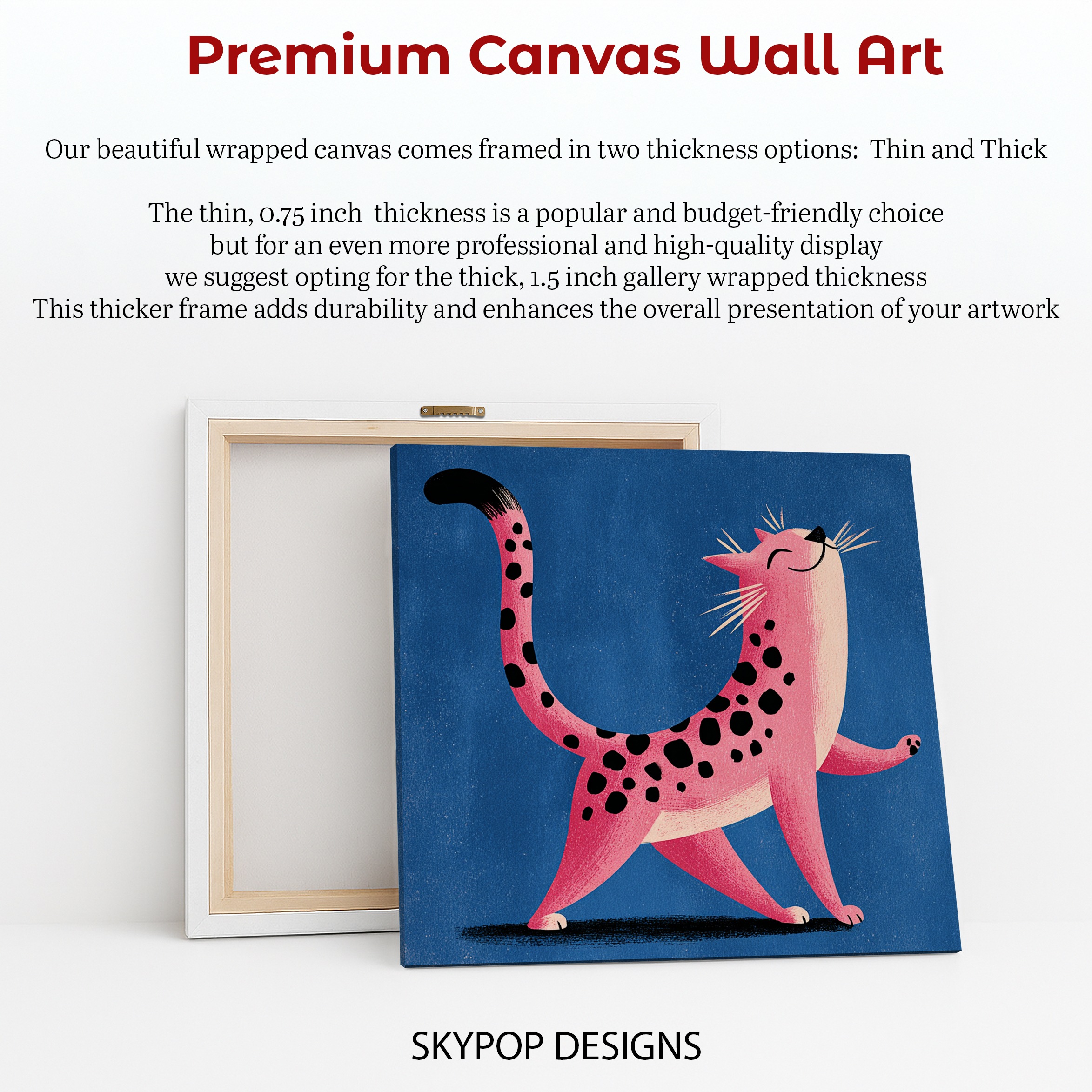 6.jpg Pink Spotted Cat Art