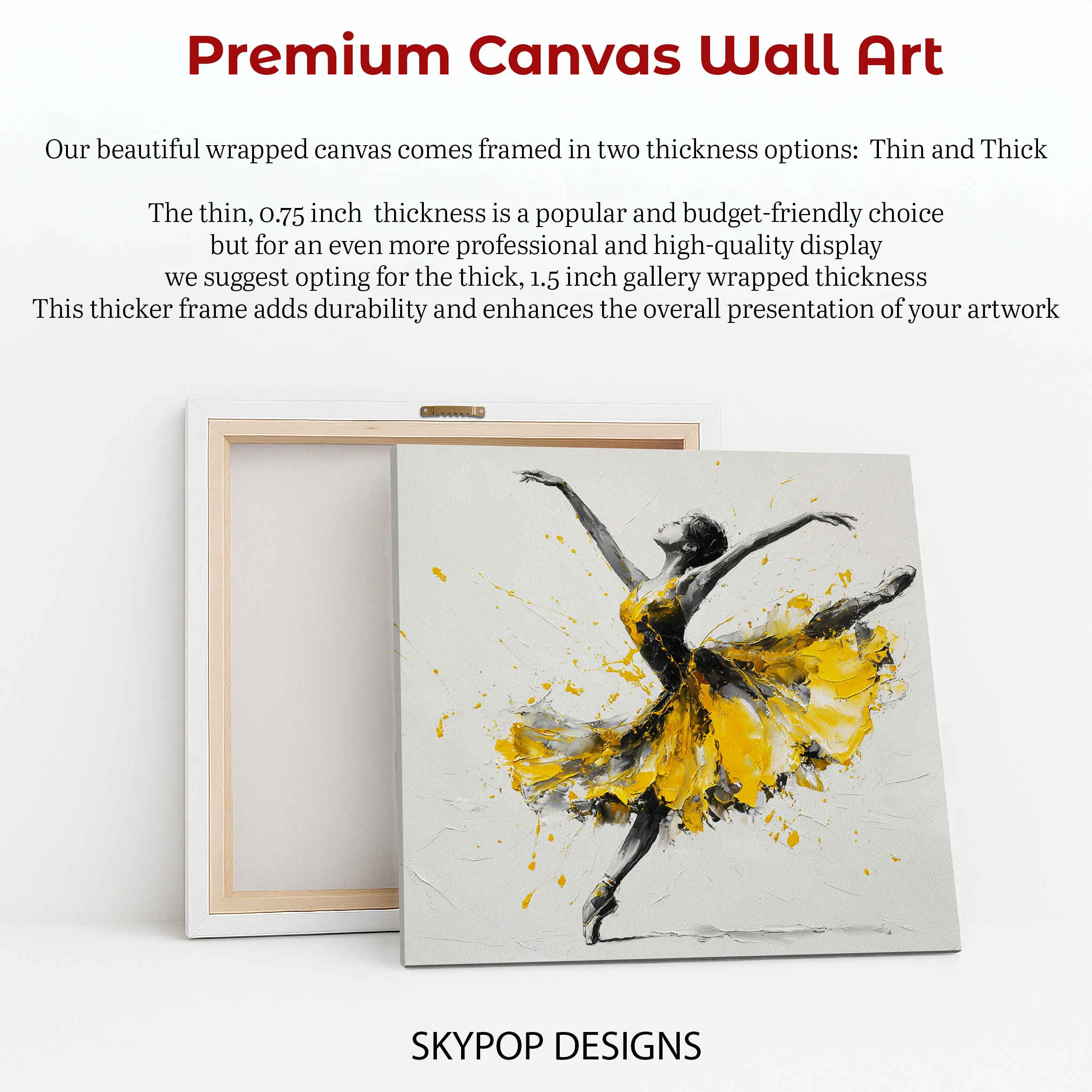 6.jpg Yellow Ballet Dancer Art