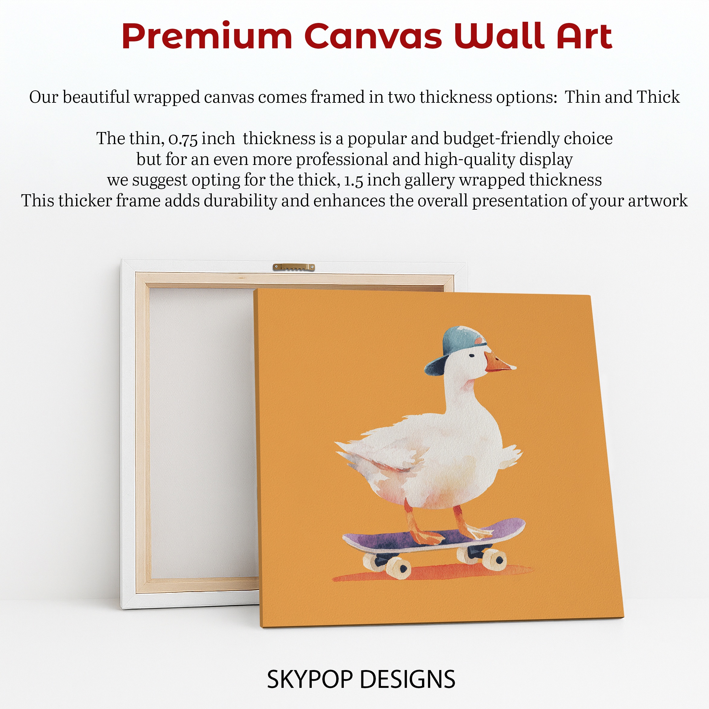 6.jpg Skateboarding Duck Art