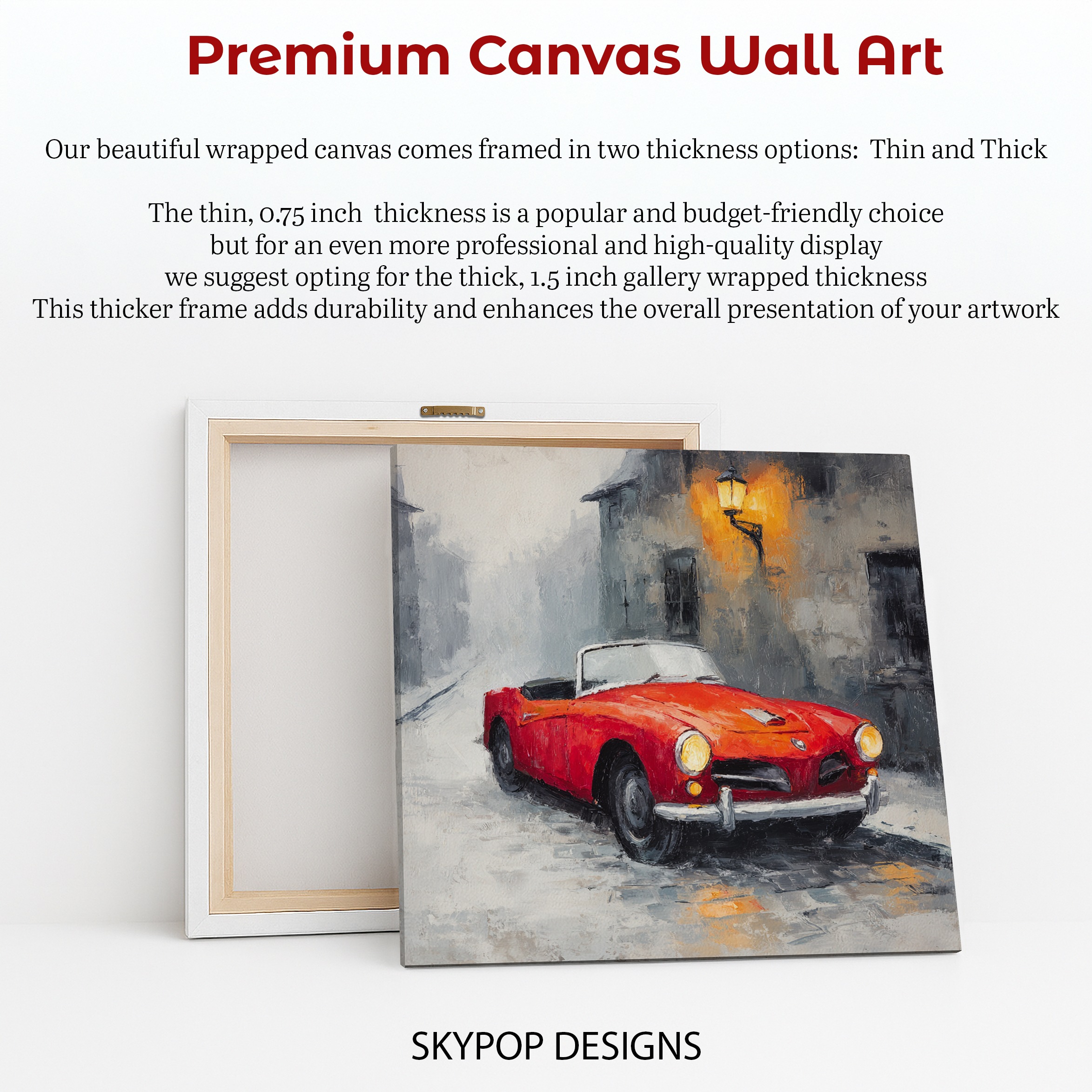 6.jpg Classic Red Convertible Art