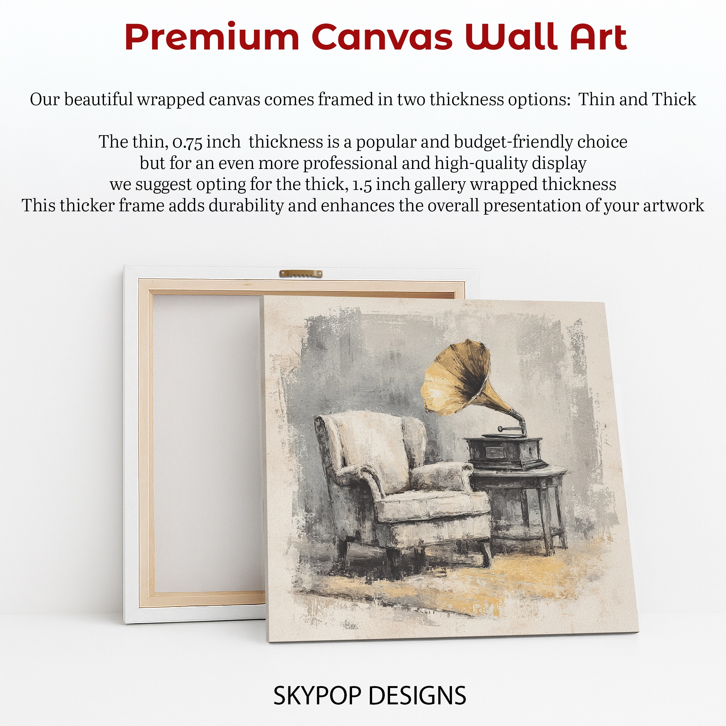 6.jpg Vintage Gramophone Armchair Art