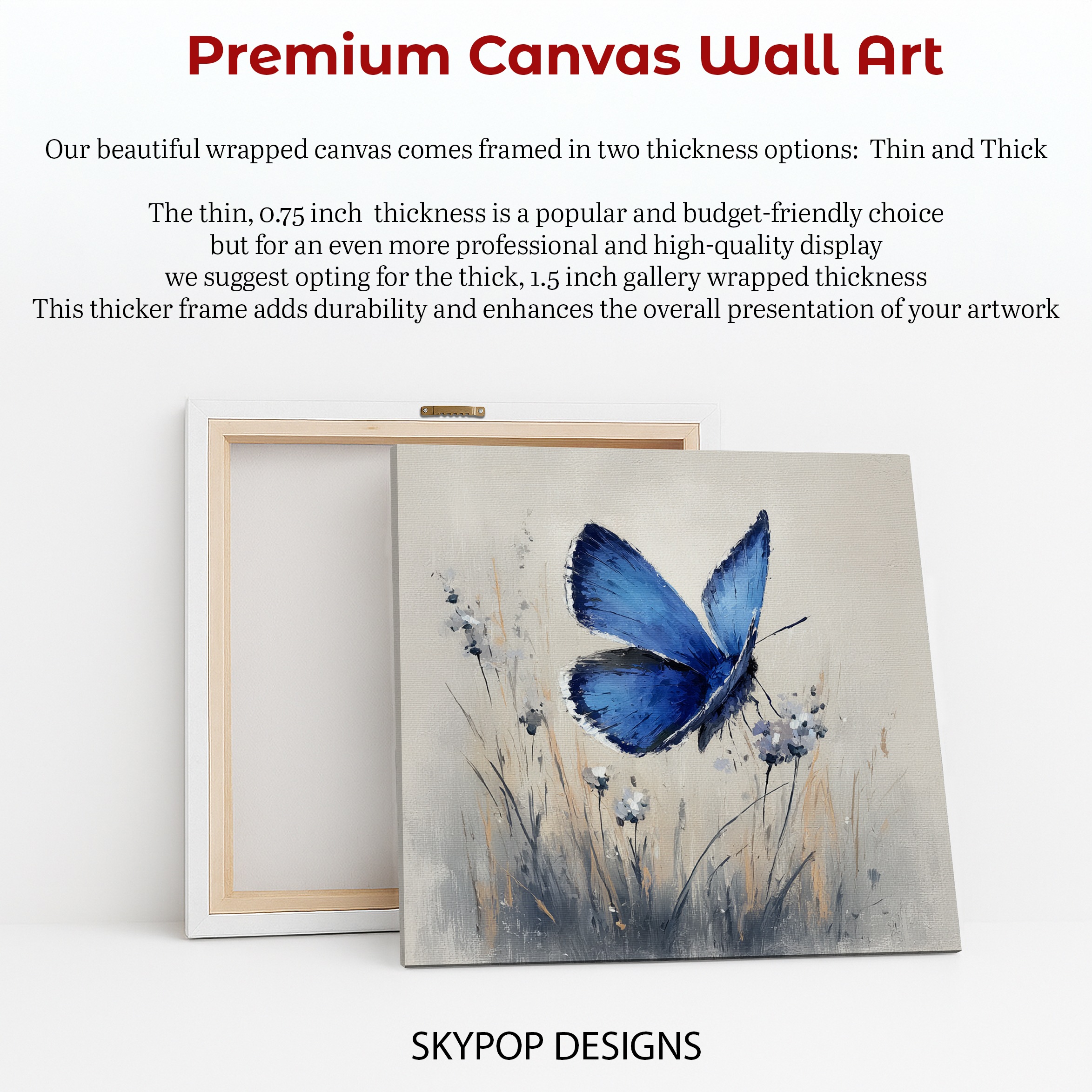 6.jpg Blue Butterfly Art