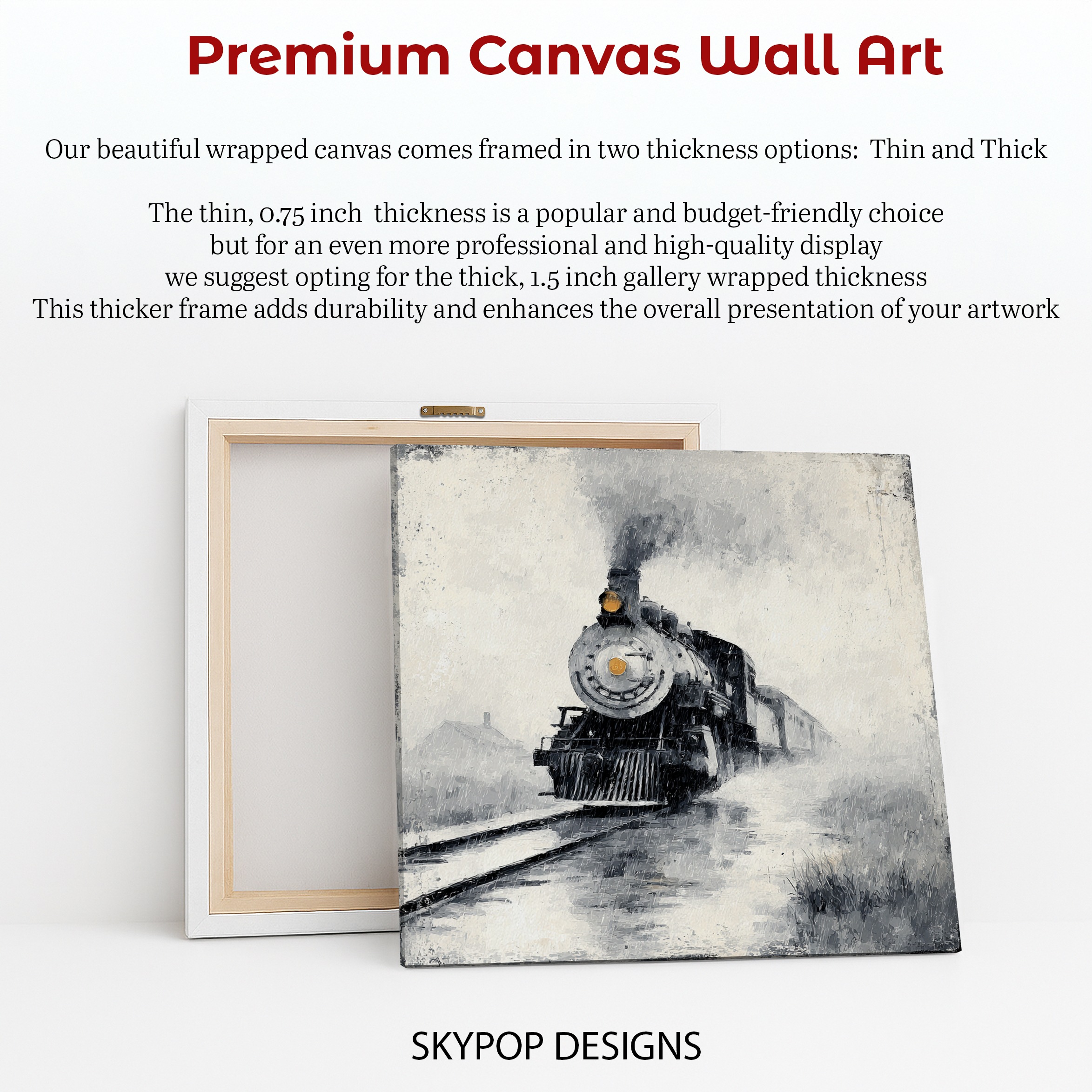 6.jpg Vintage Steam Train Art