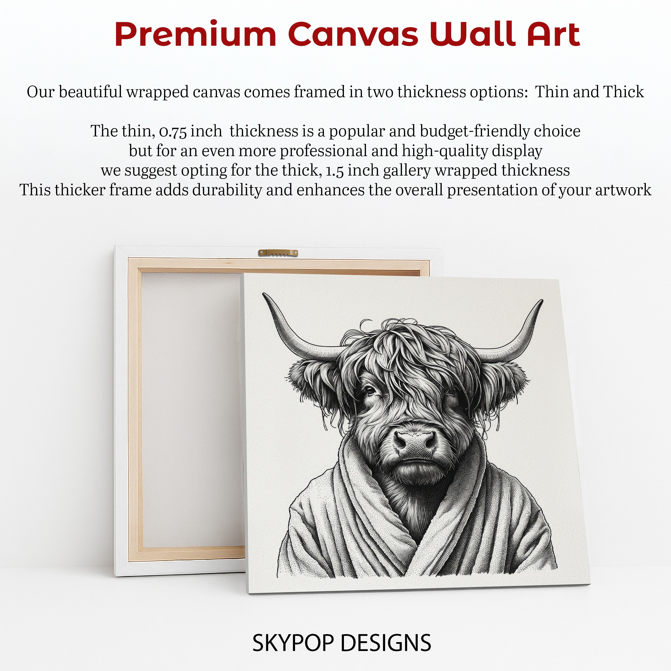 6.jpg Highland Cow Robe Art