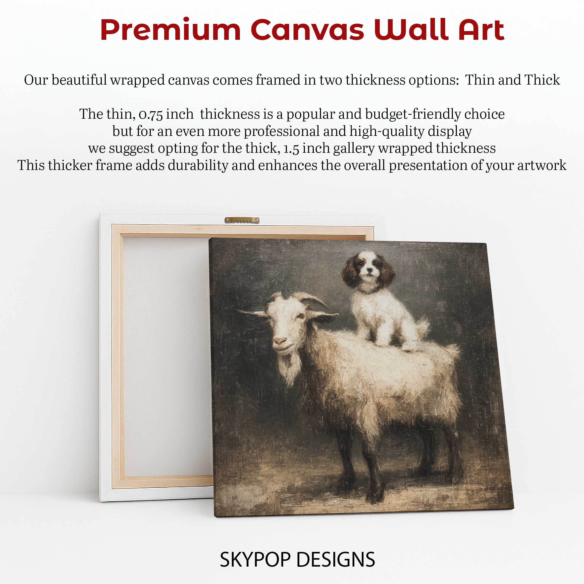 6.jpg Dog and Goat Friendship Art