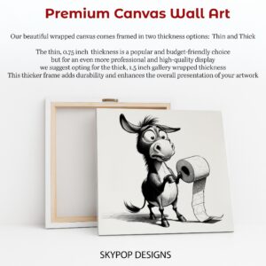 Donkey Toilet Paper Art