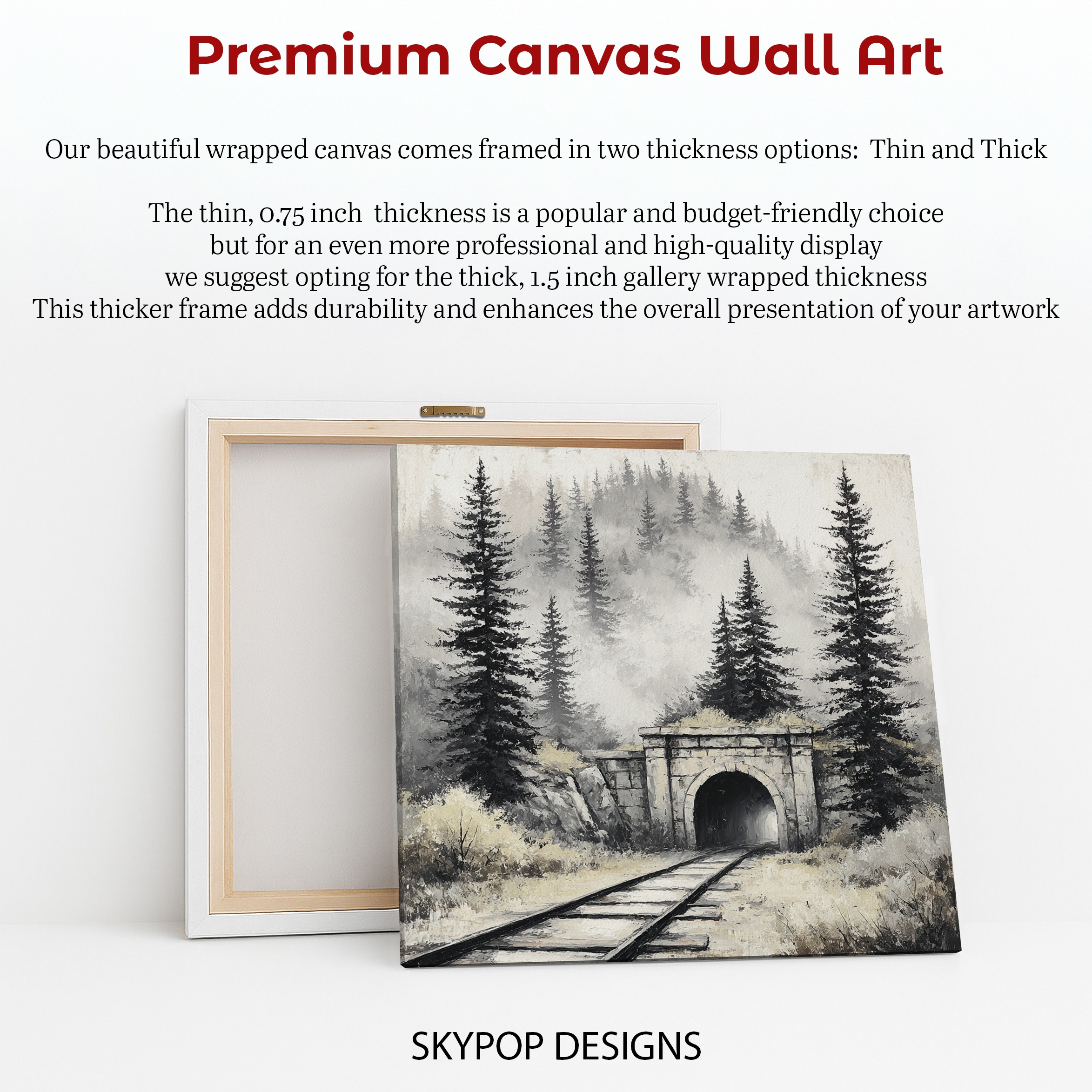 6.jpg Misty Forest Railway Tunnel Art