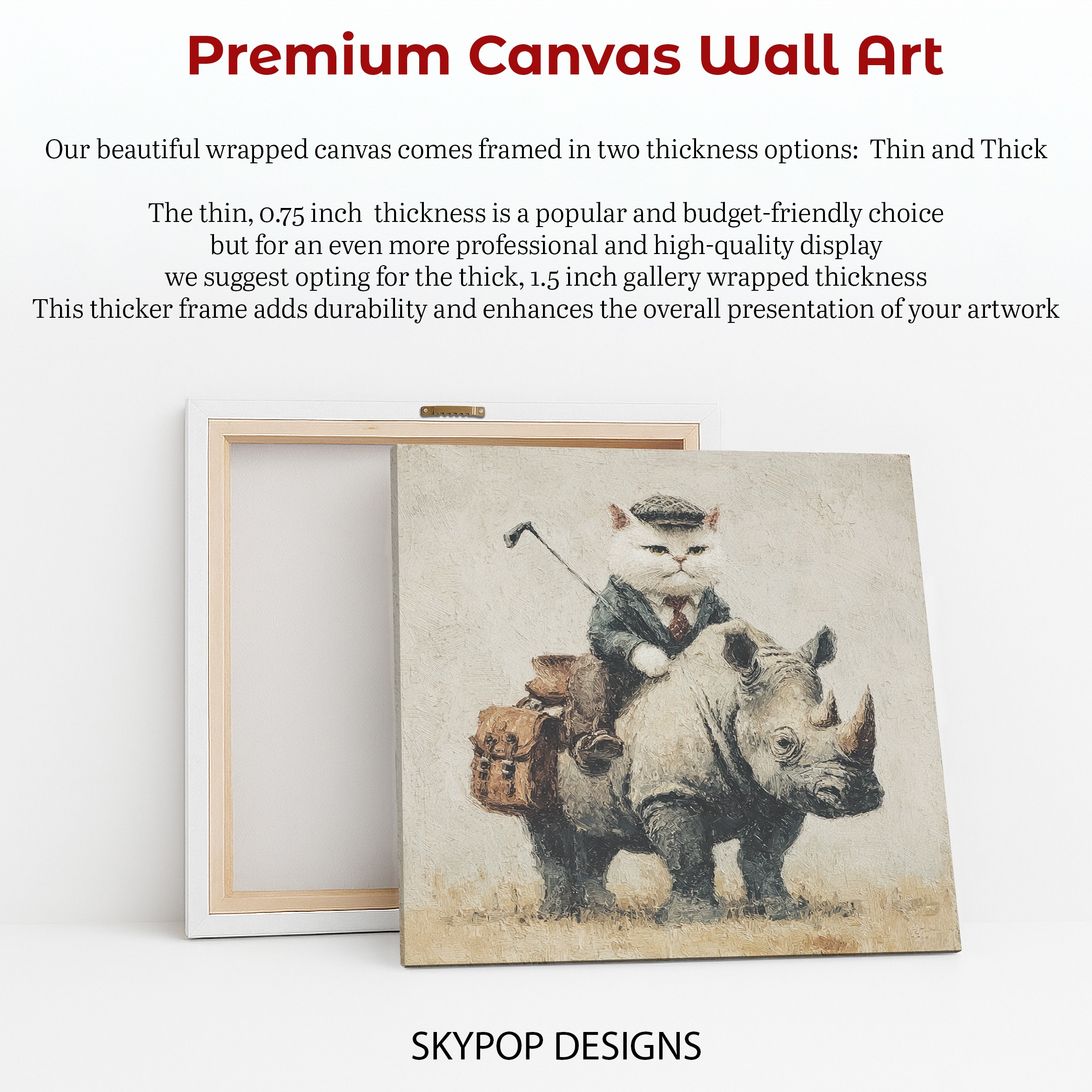 6.jpg Golf Cat Rhino Adventure Art