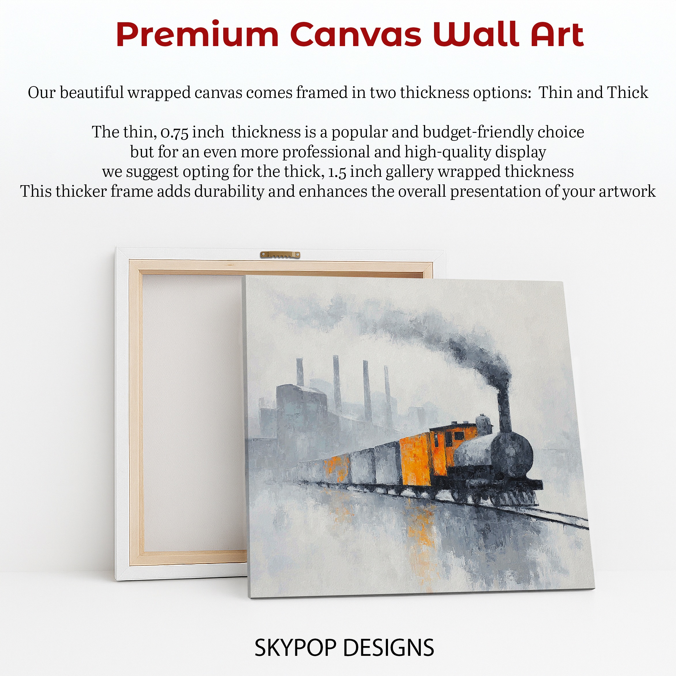 6.jpg Vintage Steam Train Art