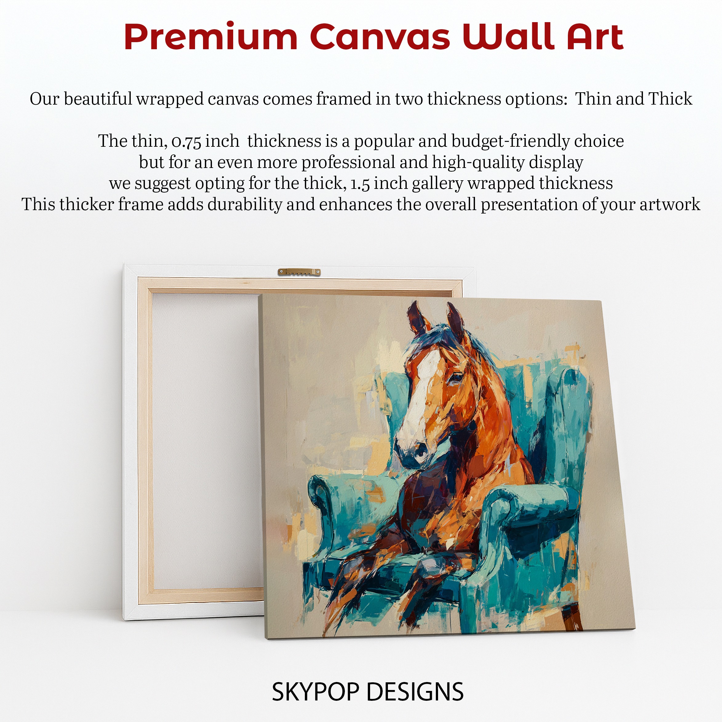 6.jpg Horse in Armchair Art