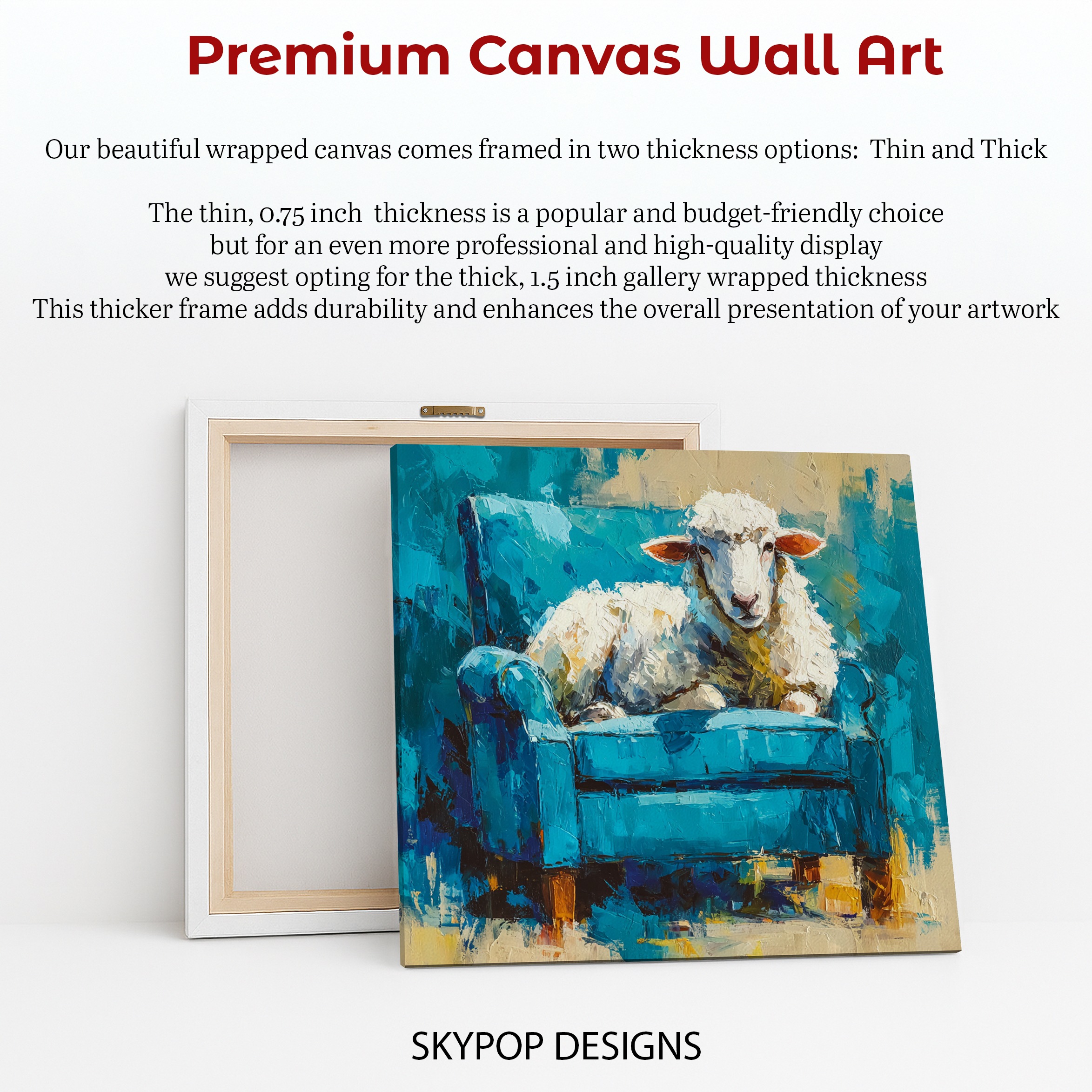 6.jpg Sheep on Sofa Art