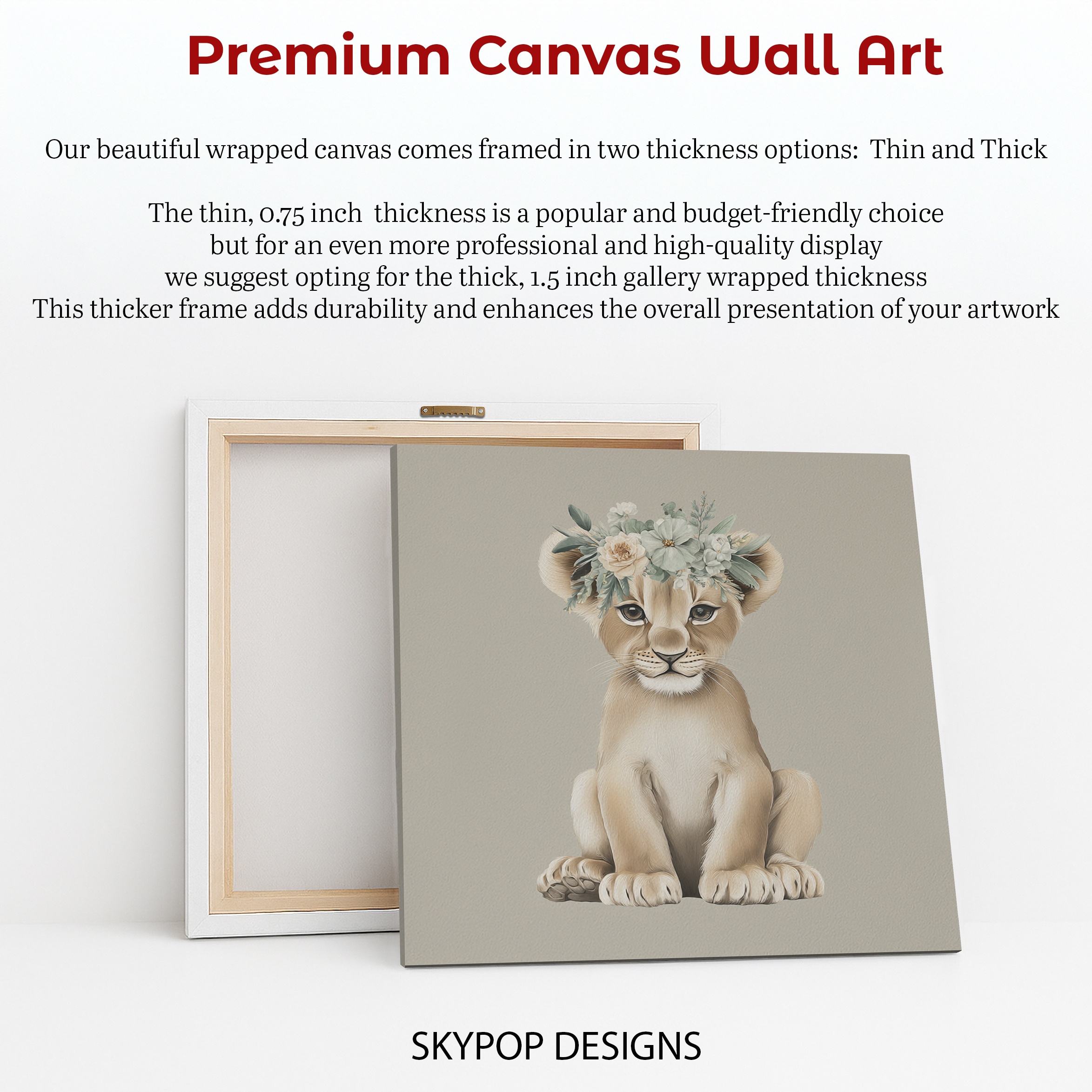 6.jpg Lion Cub Flower Crown Art