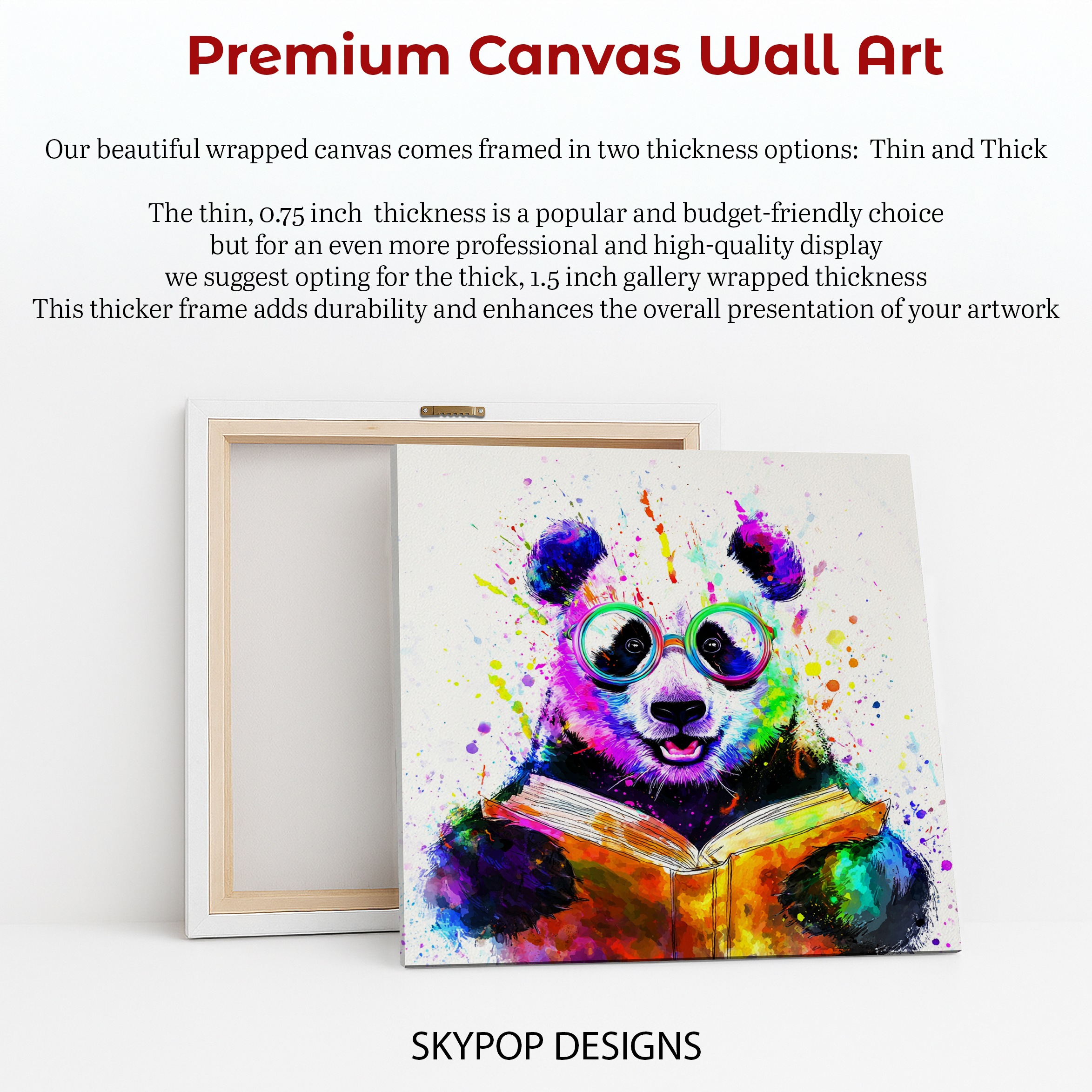 6.jpg Panda Reading Art