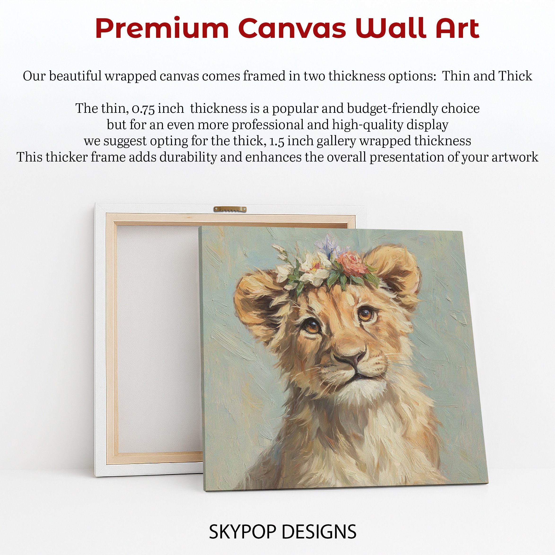 6.jpg Lion Flower Crown Art