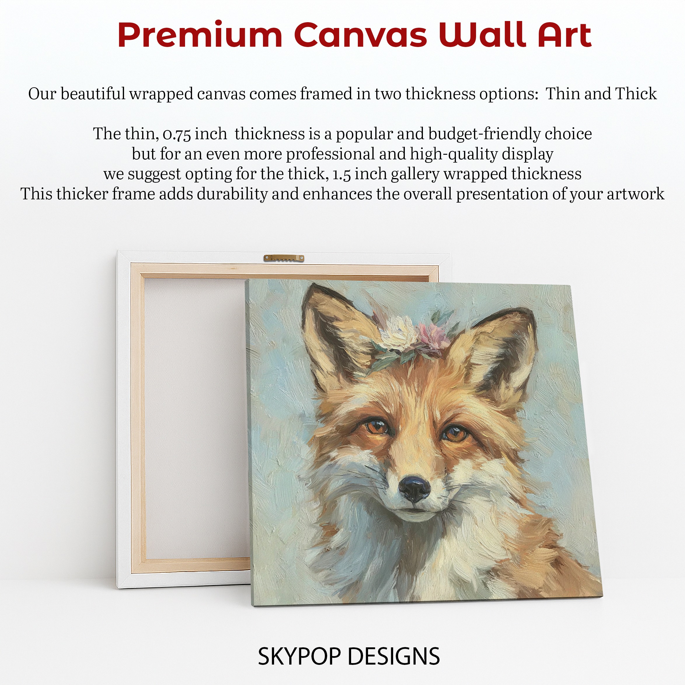 6.jpg Fox Flower Crown Art