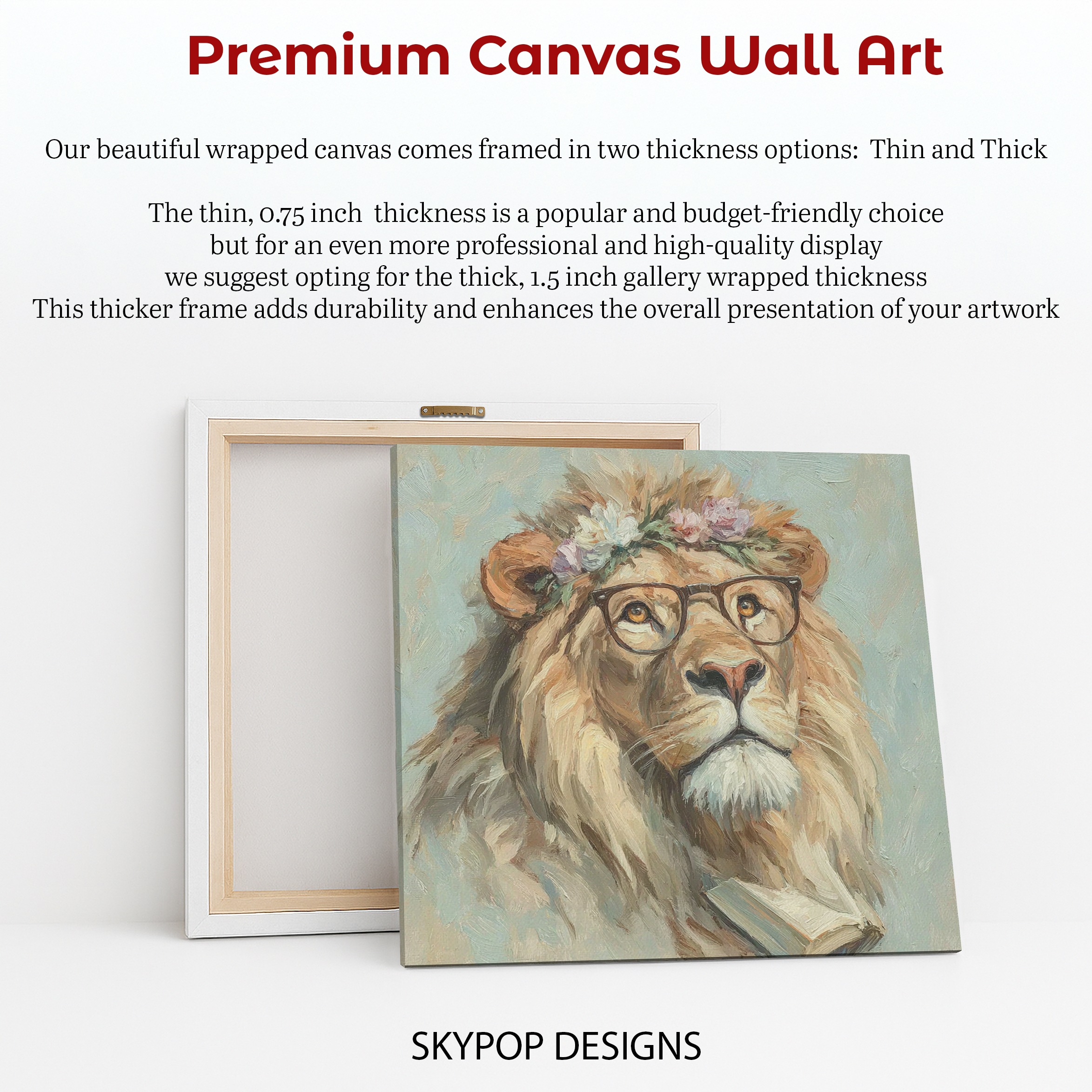 6.jpg Lion Book Glasses Art