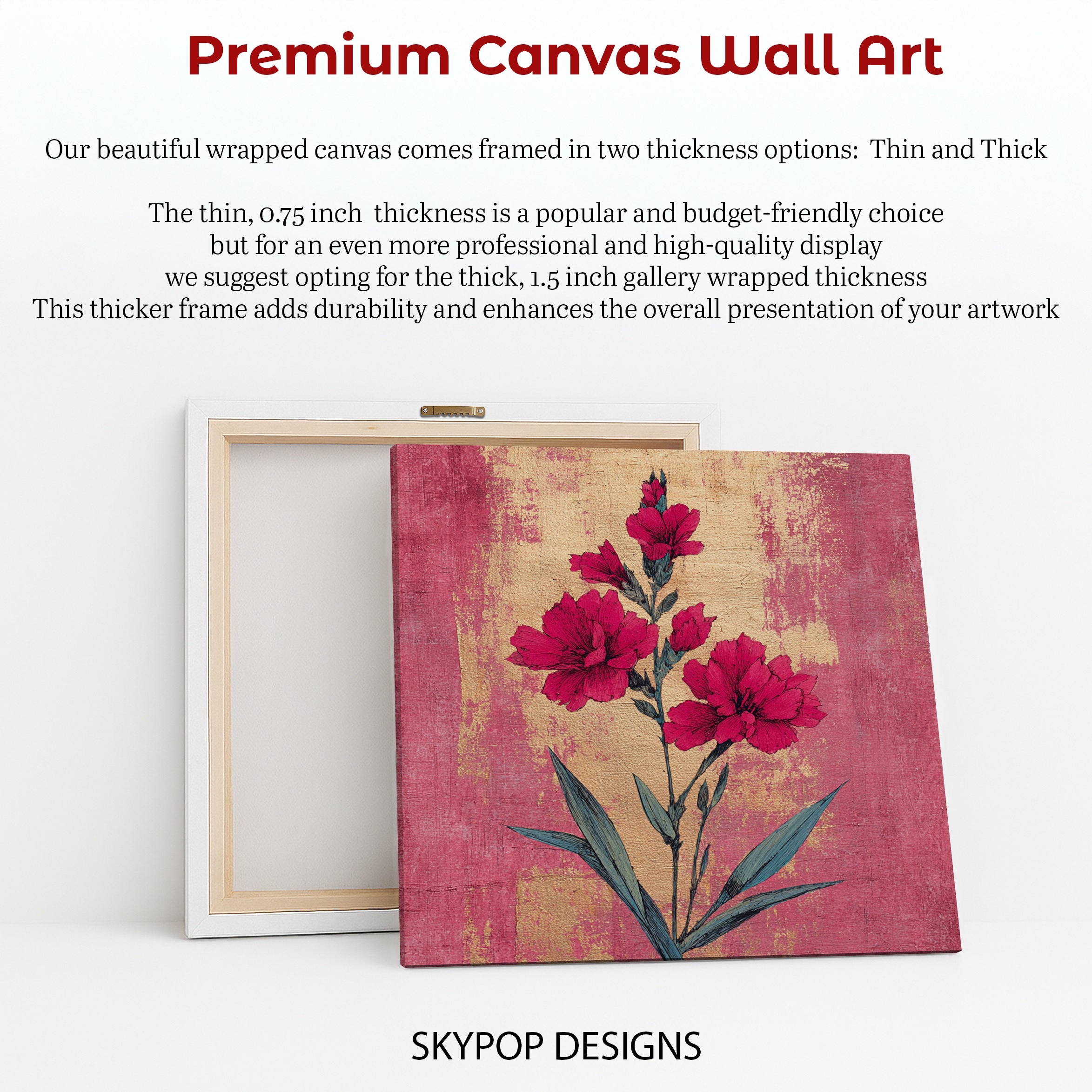 6.jpg Vintage Red Carnation Art