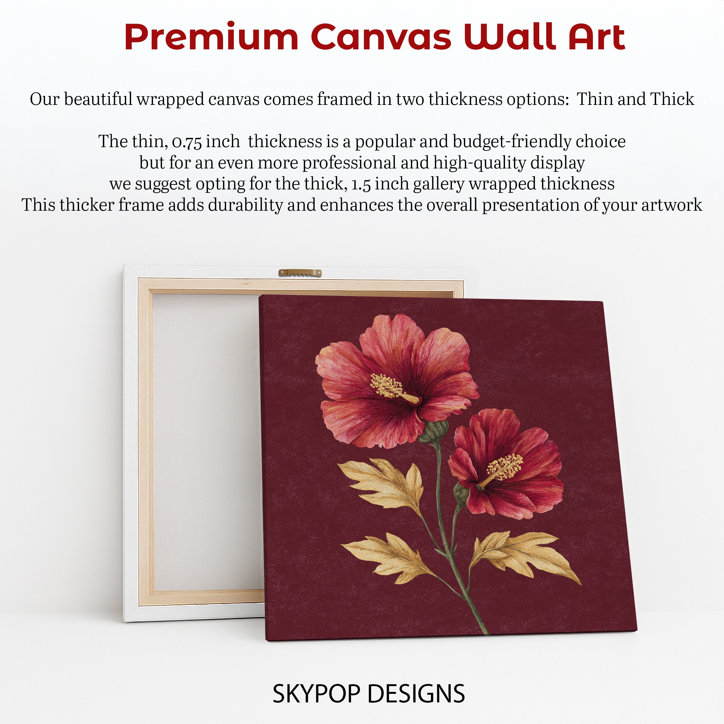 6.jpg Red Hibiscus Flower Art