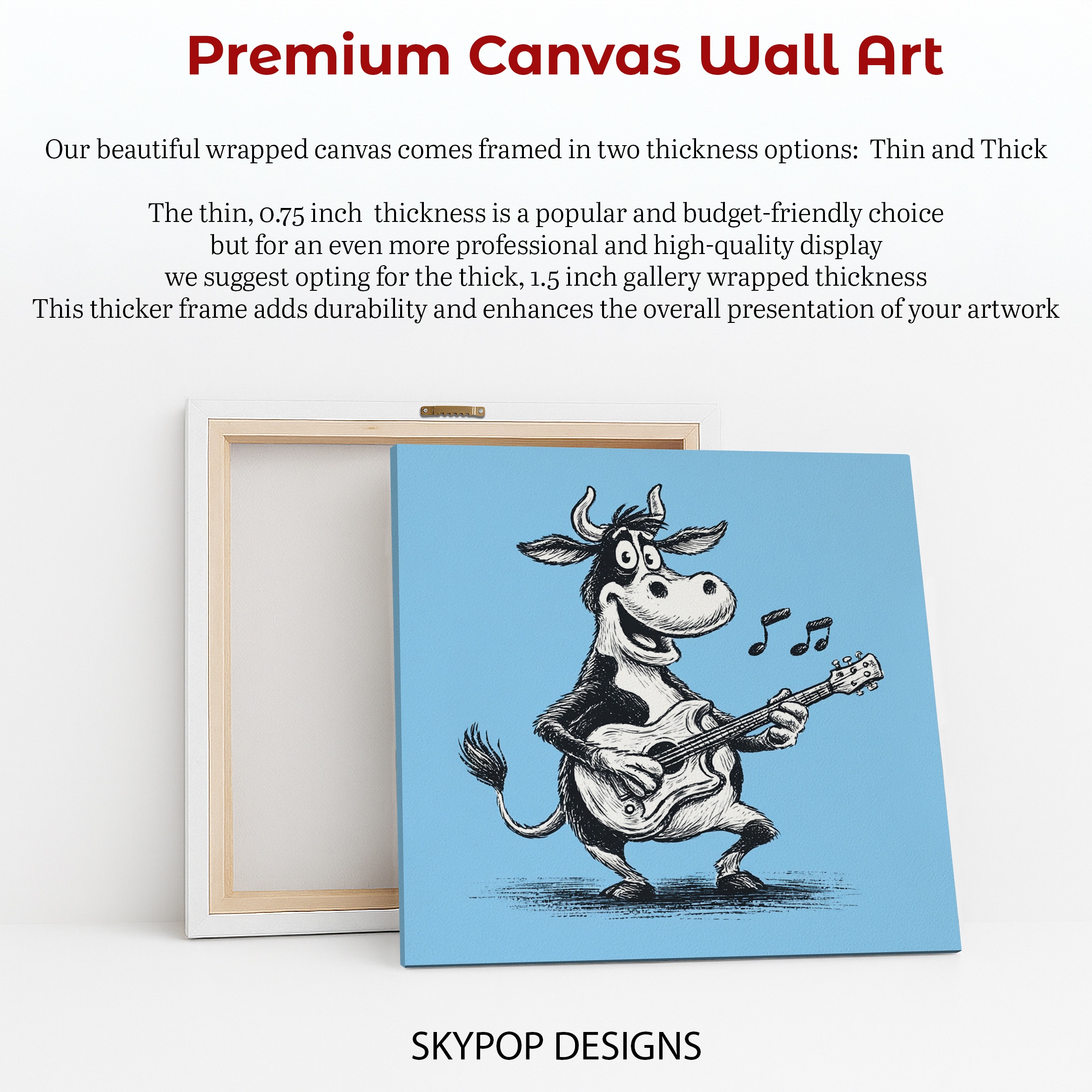 6.jpg Cow Playing Guitar Art