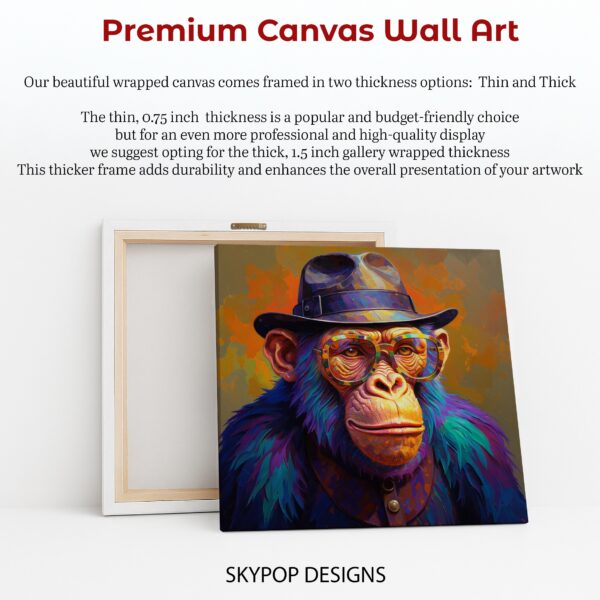 Chimpanzee Portrait Art
