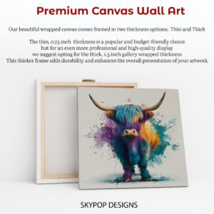 Highland Cow Art