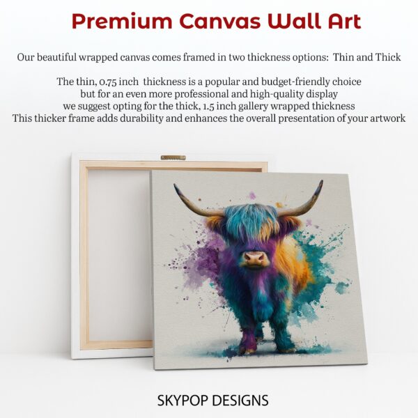 Highland Cow Art